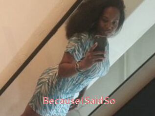 BecauseISaidSo